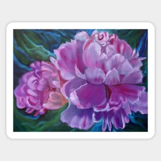 Peony in Pink Sticker